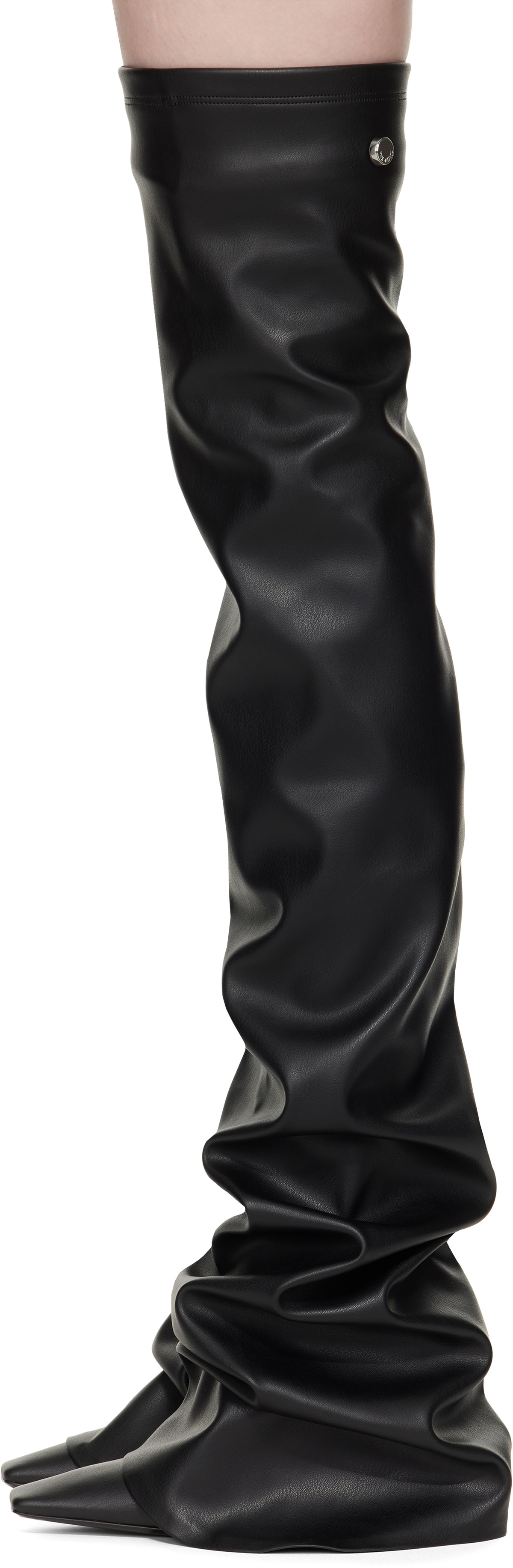ロングブーツ THE ATTICO FW25 'Robin OTK' boots (251WSH00872 064) The Attico Black Robin OTK Thigh High Boots The Attico