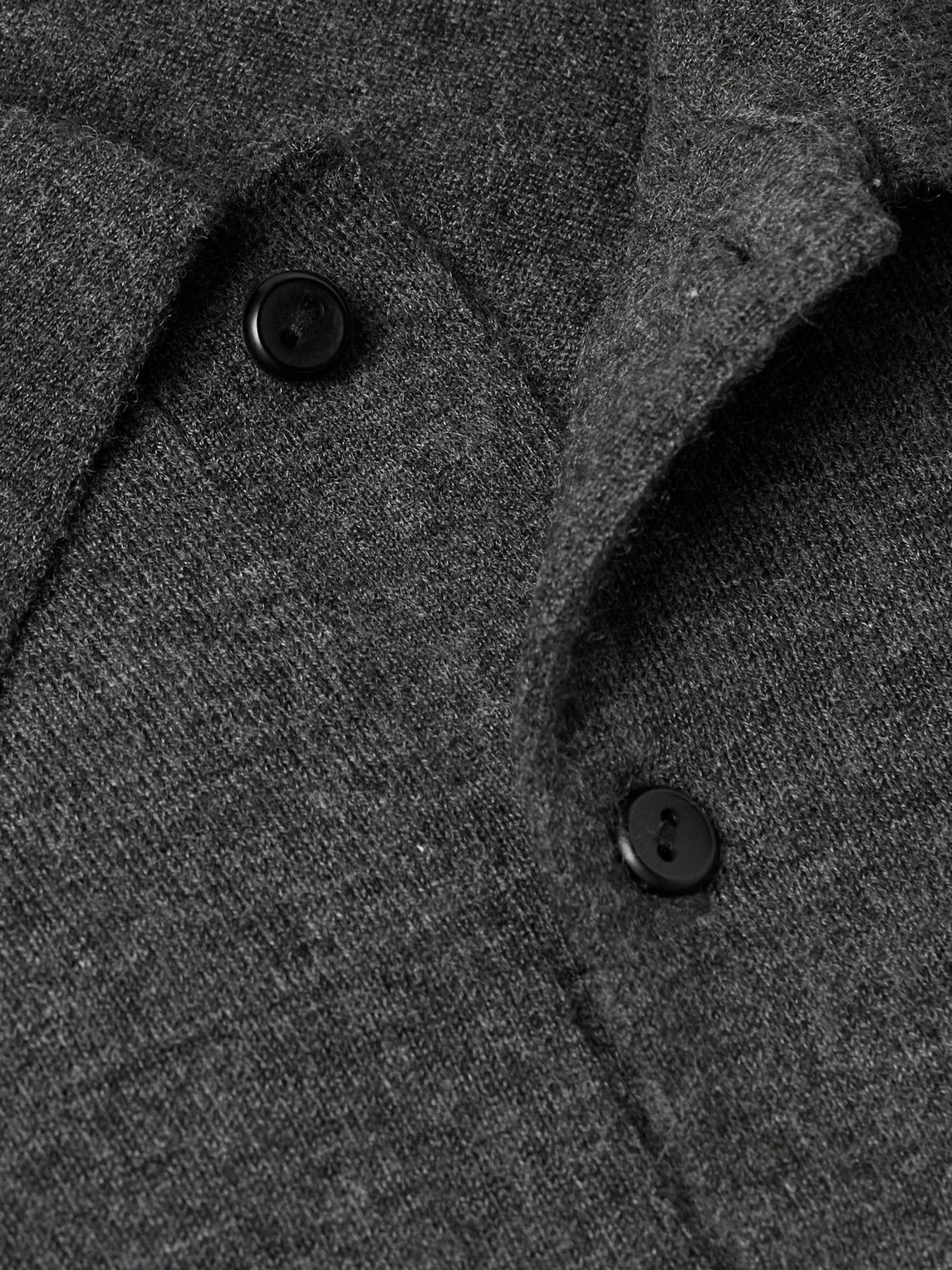 Kaptain Sunshine - Cashmere Polo Shirt - Gray