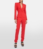 Alexander McQueen Cutout wool jumpsuit