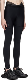 Balenciaga Black Under Armour Edition Layered Leggings