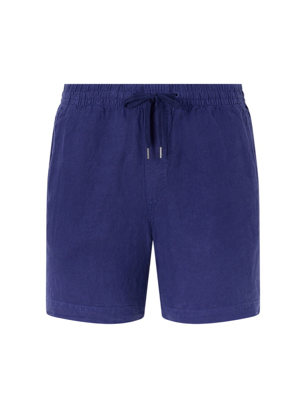 Photo: Polo Ralph Lauren - Straight-Leg Linen Shorts - Blue