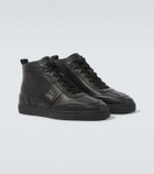 Christian Louboutin Retero leather high-top sneakers