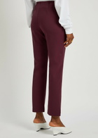 Armarium Asadi Slim-leg Stretch-wool Trousers Dark Red