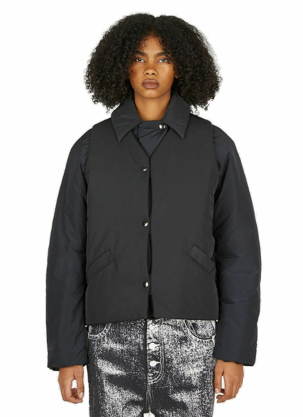 Photo: Layered Worker Jacket in Navy