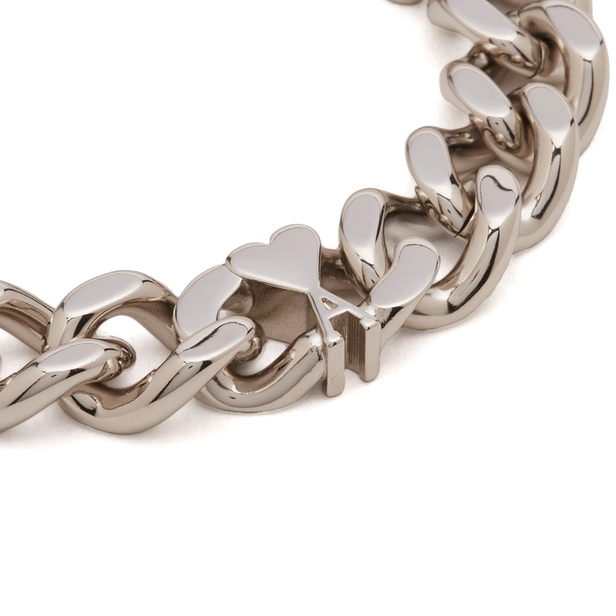 AMI Paris Men's ADC Chain Bracelet in Silver AMI
