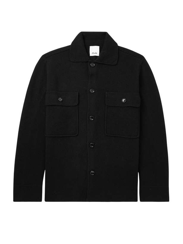 Photo: Allude - Virgin Wool and Cashmere-Blend Cardigan - Black