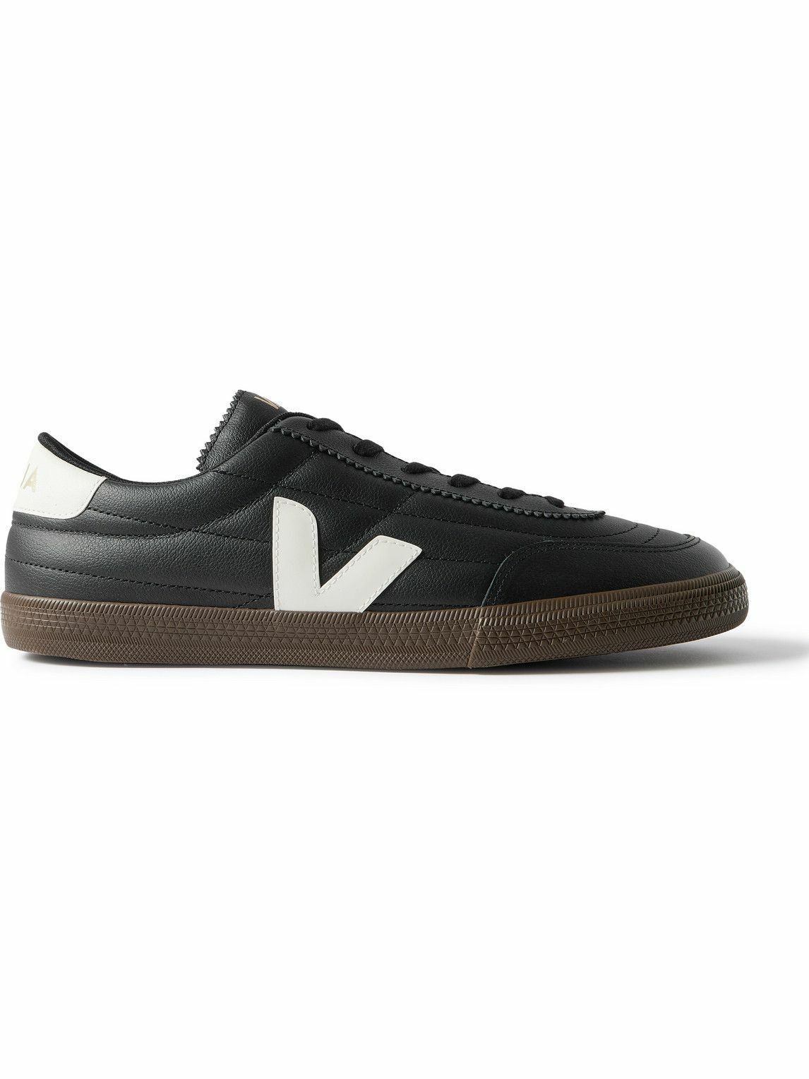 Veja - Bastille Panenka Leather Sneakers - Black VEJA