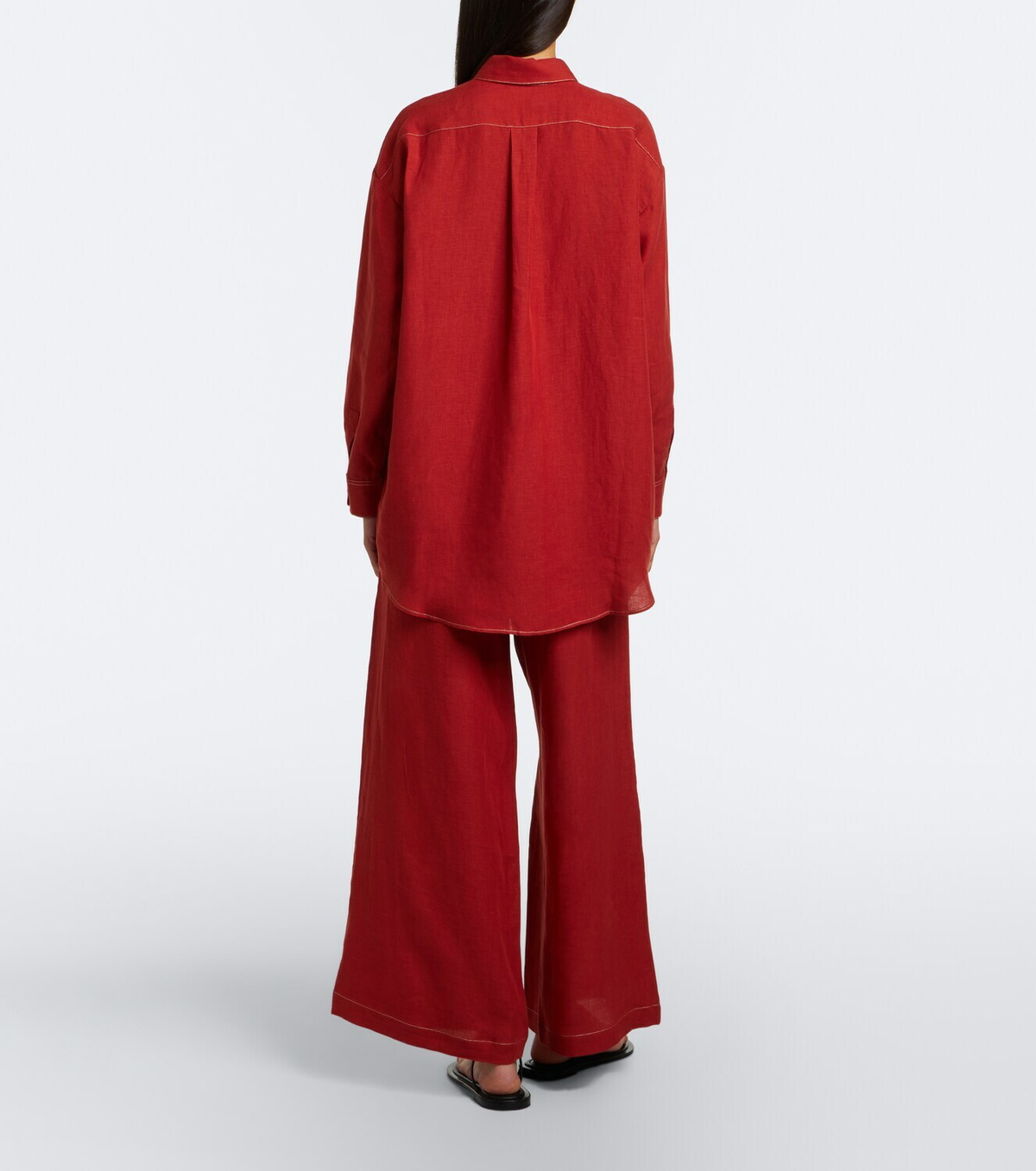 Eres Éblouissant linen wide-leg pants