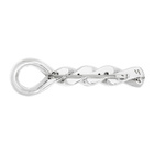 Bottega Veneta Silver Twist Pin