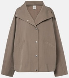 Toteme Oversized cotton-blend jacket
