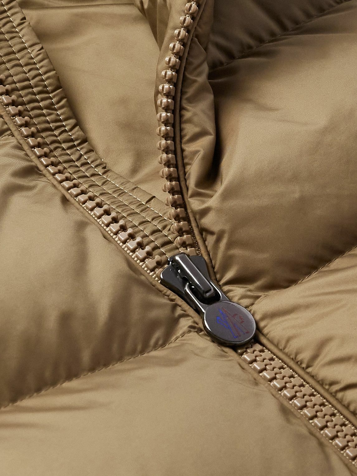 Moncler - Mayaf Faux Fur-Trimmed Quilted Shell Down Jacket