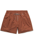 LORO PIANA - Bay Mid-Length Swim Shorts - Brown - L