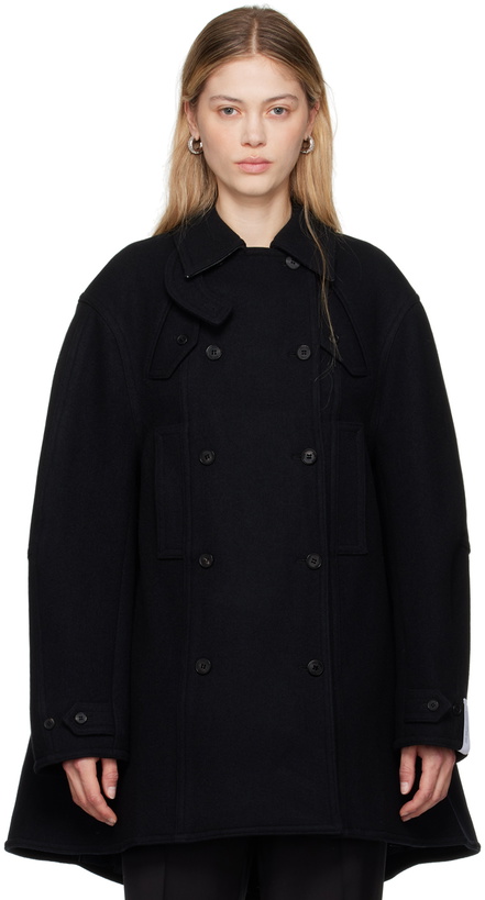 Photo: Rokh Navy Oversized Peacoat
