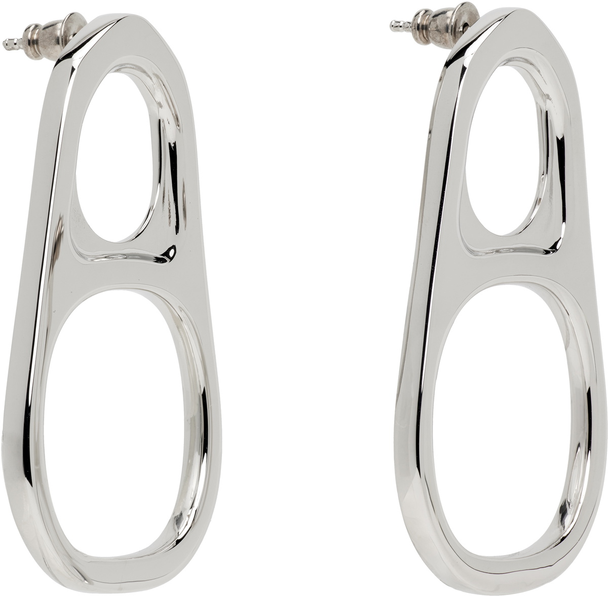 Jean Paul Gaultier 'The Silver-Toned Ring-Pull' Earrings