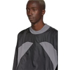 Kiko Kostadinov Grey and Black Asics Edition Carbon T-Shirt