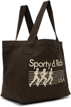 Sporty & Rich SSENSE Exclusive Brown Trio Tote