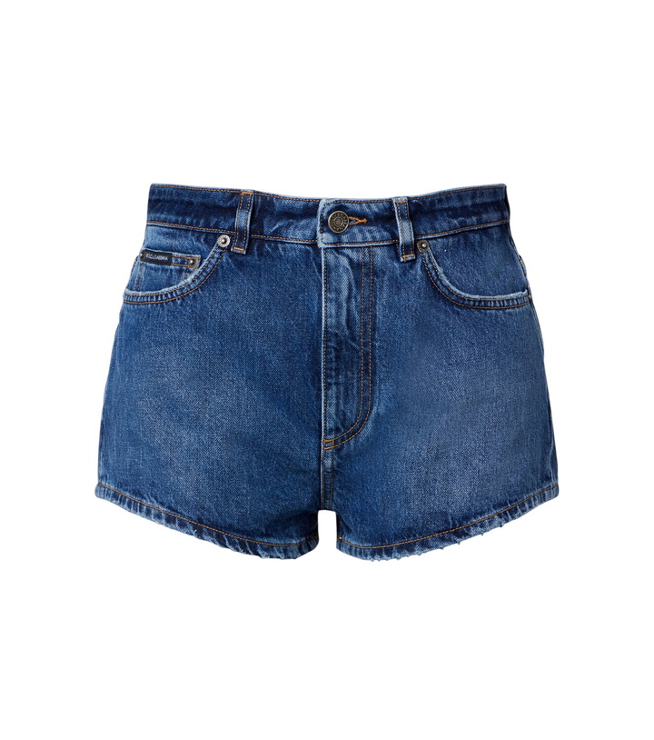 Photo: Dolce&Gabbana Denim micro shorts