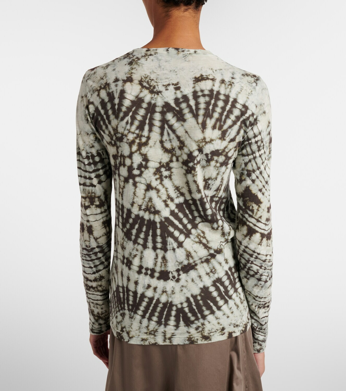 Proenza Schouler Mia tie-dye cotton jersey top