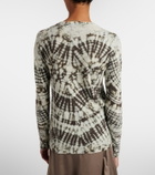 Proenza Schouler Mia tie-dye cotton jersey top