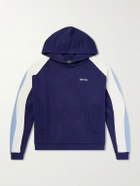 NAHMIAS - Ollie Logo-Embroidered Cotton-Jersey Hoodie - Blue