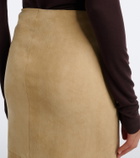 Stouls Winona suede midi skirt
