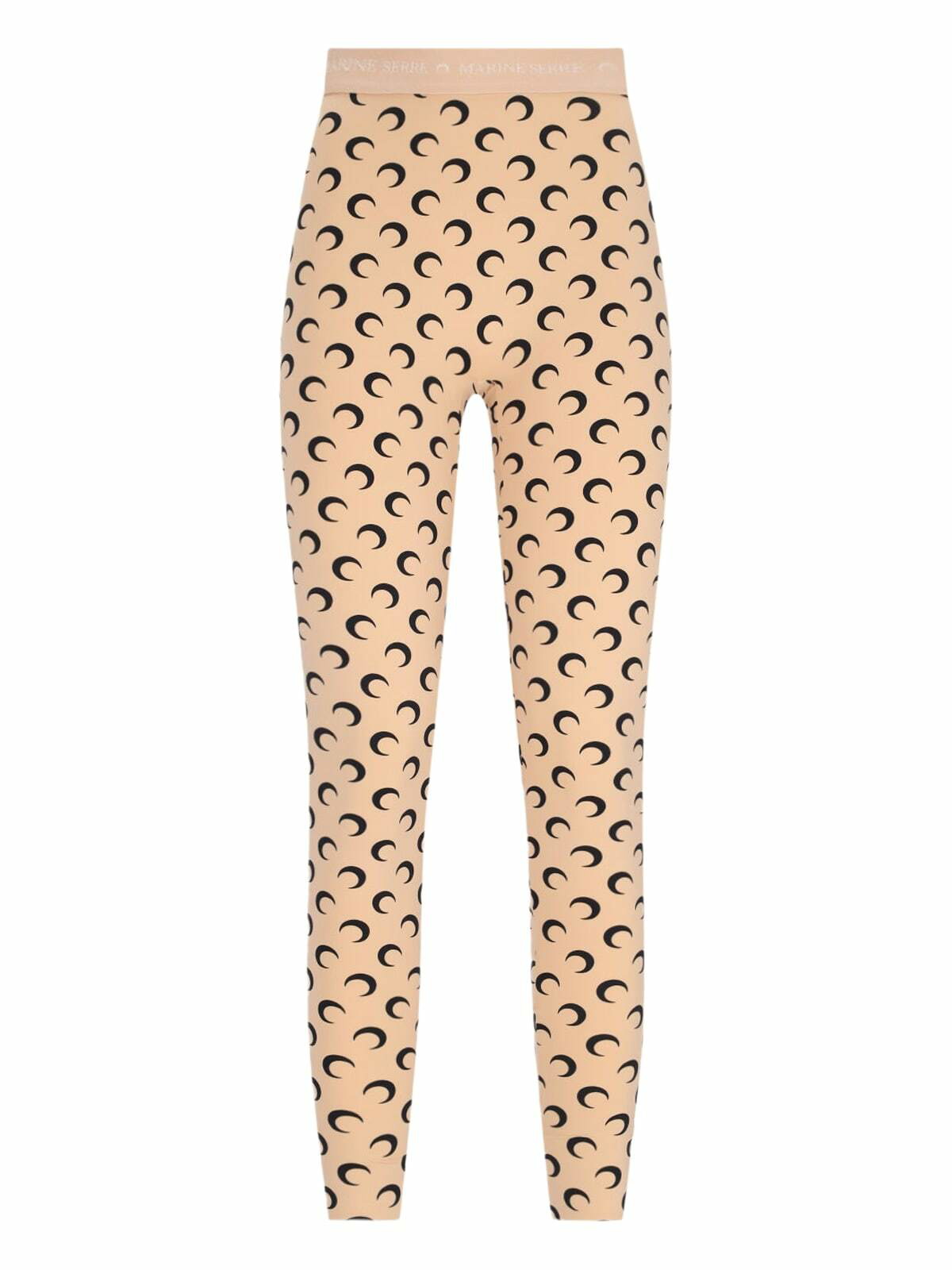 Marine Serre Black Viscose Blend Lunar-pointelle Culotte
