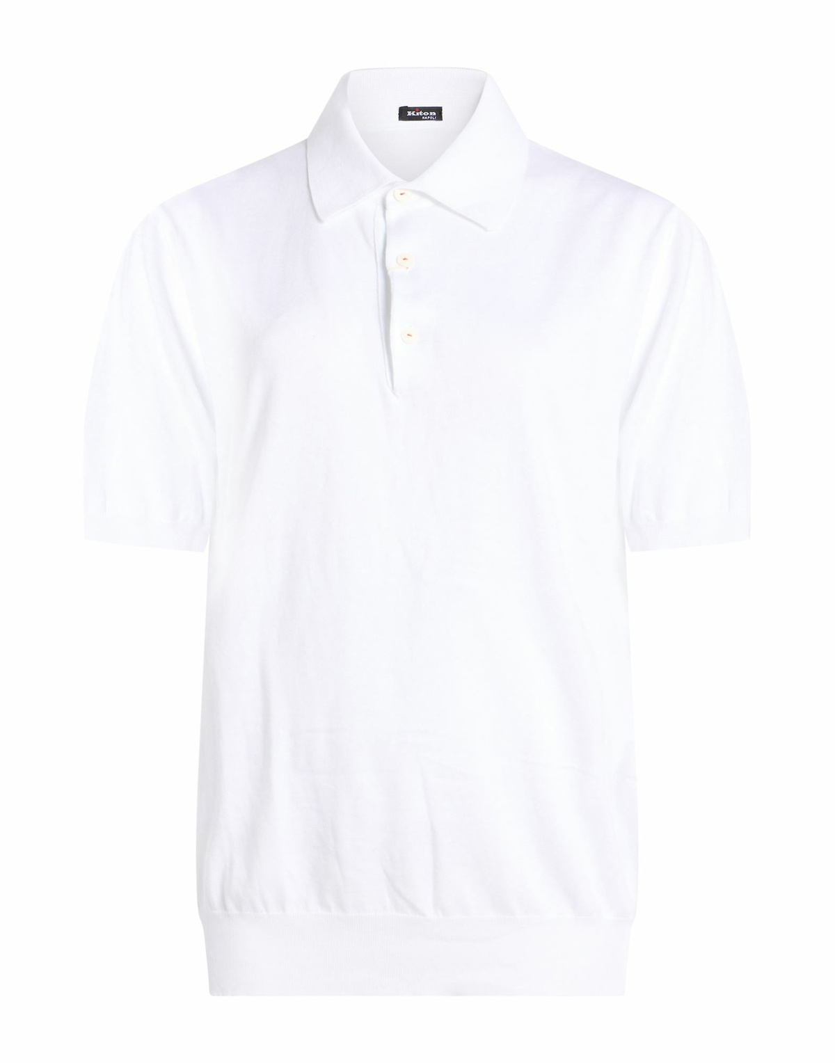 Kiton Mens Polo shirt in White