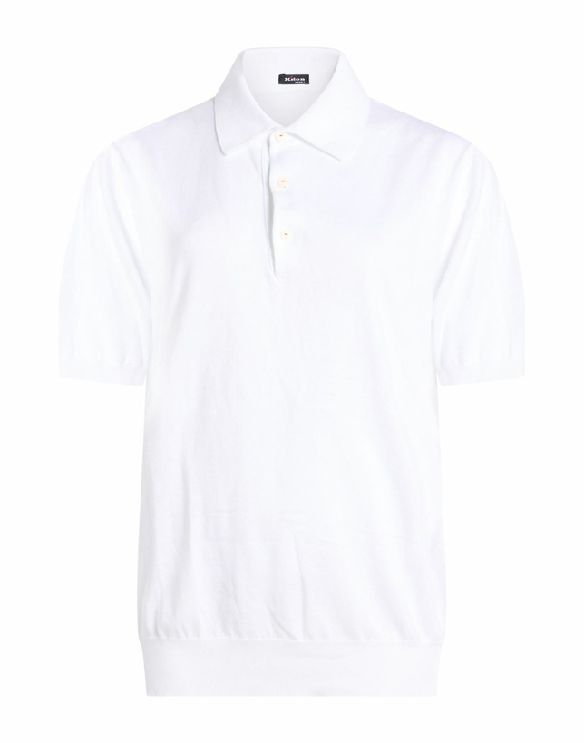 Photo: Kiton Mens Polo shirt in White
