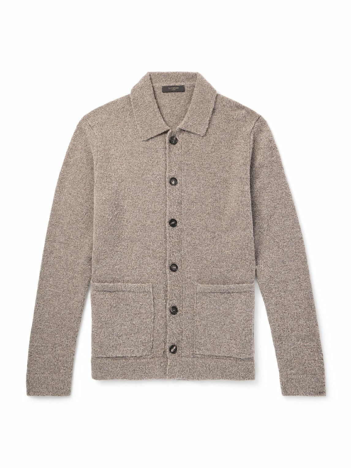 Incotex - Wool-Blend Cardigan - Brown