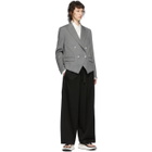 Fumito Ganryu Black Wide Relaxed Lounge Pants