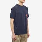 Bode Men's Star Pocket T-Shirt in Midnight