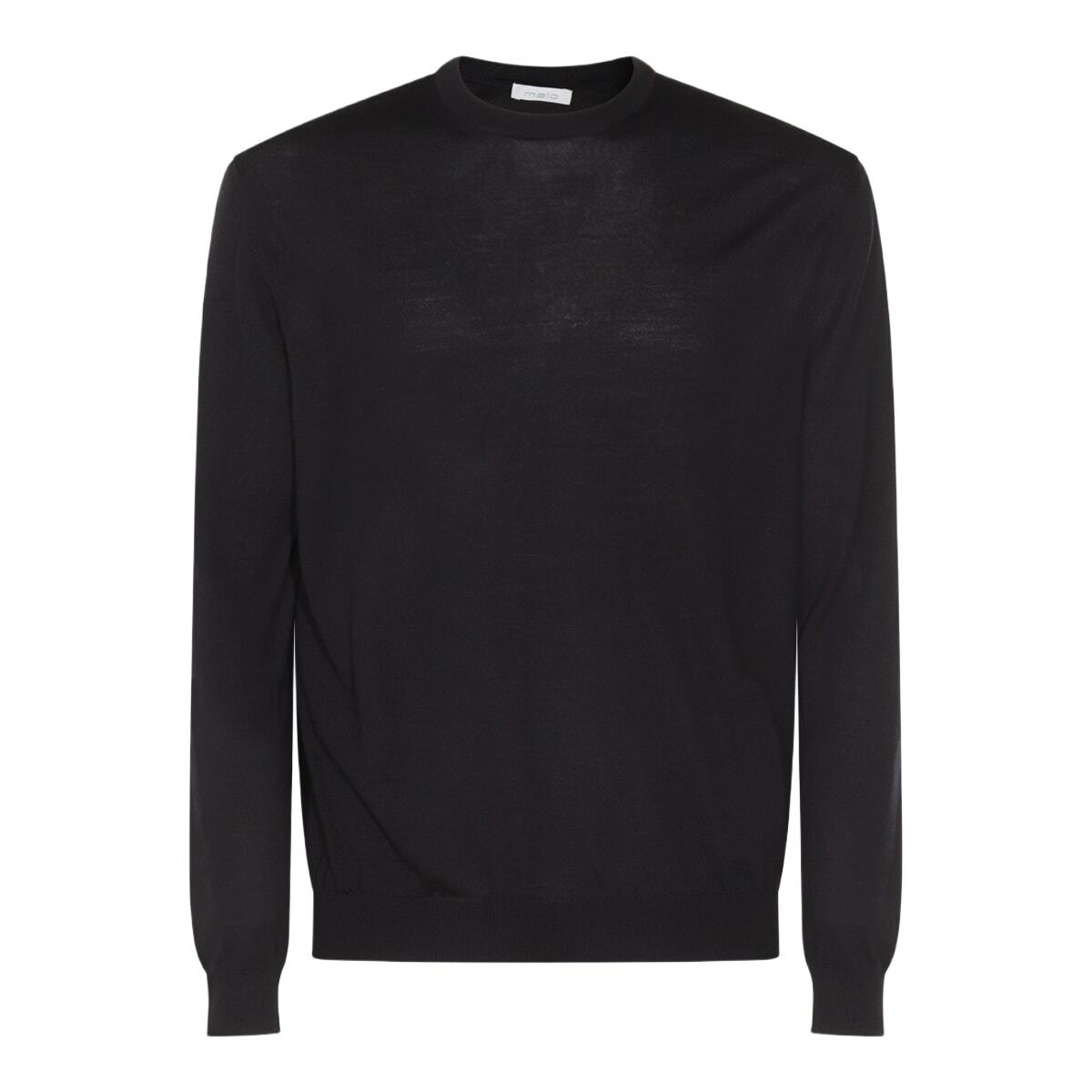 Malo Blue Wool Knitwear