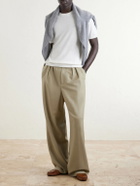 Altea - Linen and Cotton-Blend T-Shirt - White