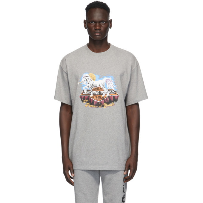 Photo: VETEMENTS Grey Magic Unicorn T-Shirt