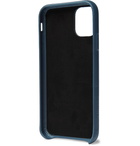 Native Union - Clic Card Leather iPhone 11 Case - Blue