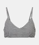 Róhe Gingham bralette