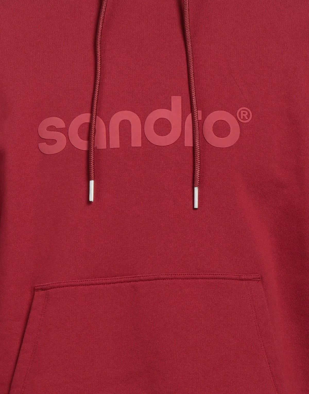 Sandro Mens Sweatshirt Burgundy