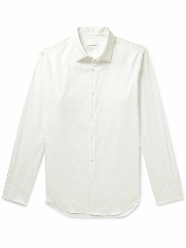 Photo: Club Monaco - Luxe Cotton-Twill Shirt - White
