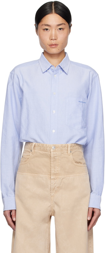 Photo: Isabel Marant Blue Jasolo Shirt