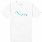 Soulland Men's Marker Logo T-Shirt in White