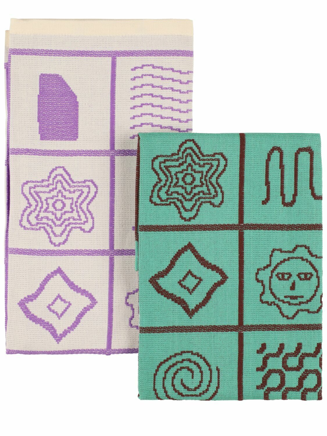 DUSEN DUSEN Icon Set Of 2 Dish Towels