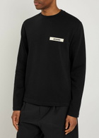 Jacquemus Le T-shirt Gros Grain Cotton T-shirt Black