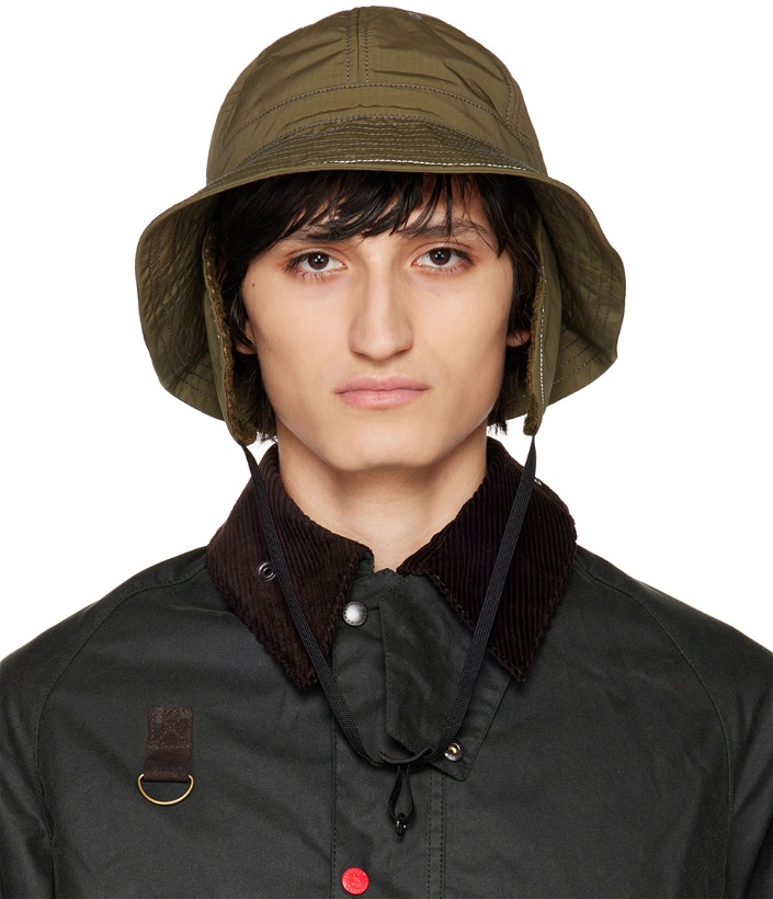 Photo: Barbour Khaki and wander Edition Ear Flap Bucket Hat