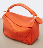 Loewe Puzzle Featherlight Mini leather top-handle bag