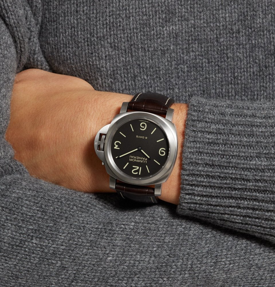 Panerai Luminor Base 8 days Titanio 44mm Brushed Titanium and