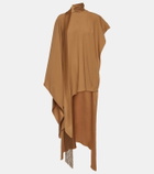 Taller Marmo California caped crêpe kaftan