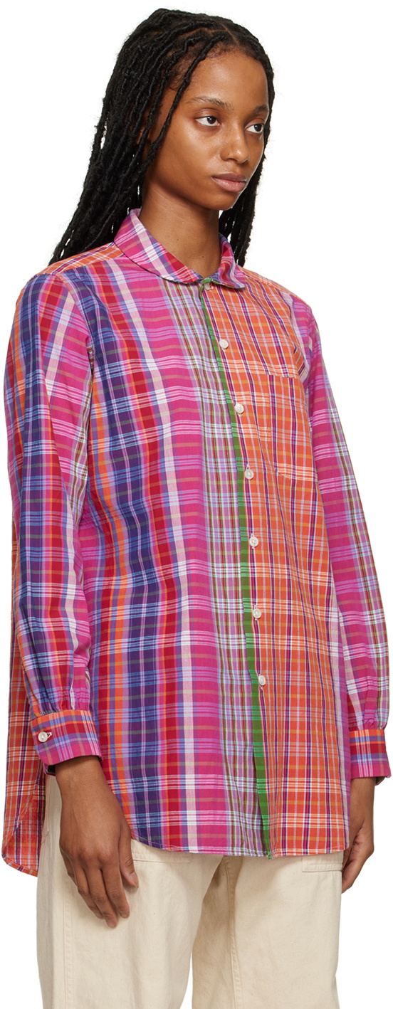 Engineered Garments Multicolor Rounded Collar Shirt