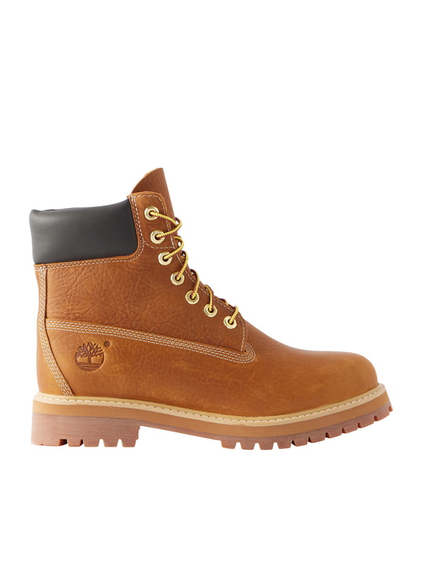 Photo: Timberland - Heritage Full-Grain Leather Lace-Up Boots - Brown