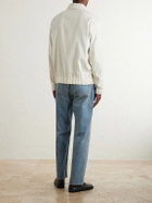 Frescobol Carioca - Tomas Striped Linen and Cotton-Blend Blouson Jacket - Neutrals