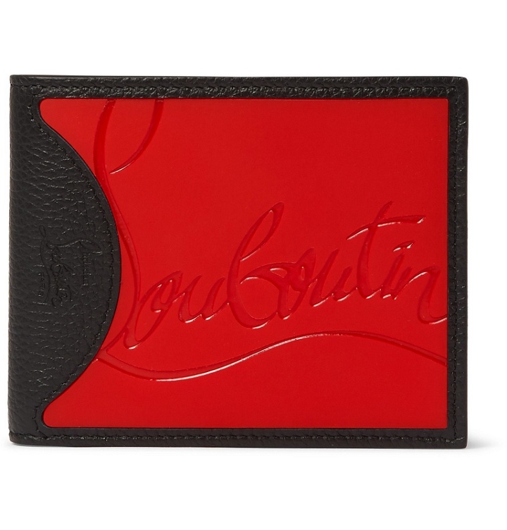 Photo: Christian Louboutin - Logo-Debossed Leather and PU Billfold Wallet - Black